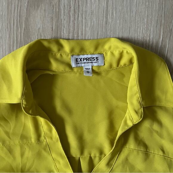 Express chiffon long sleeve button down blouse - Picture 3 of 7